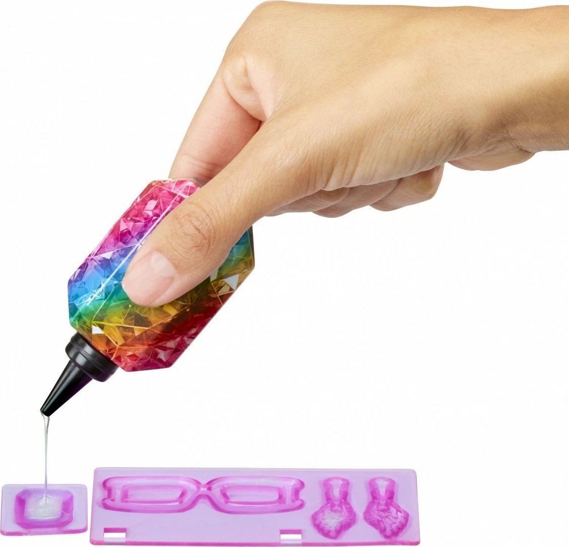 Kukull Rainbow High Creative Crystals Amaya me aksesorë personalizues, shumëngjyrëshe