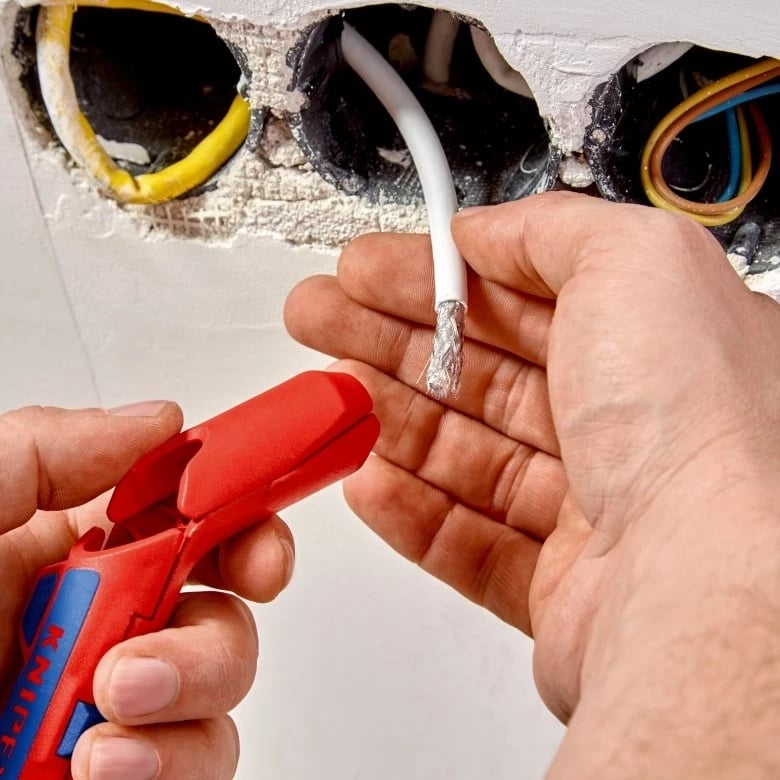 Knipex ErgoStrip, Mbështjellës kabllosh, Kuq Knipex ErgoStrip, Mbështjellës kabllosh, Kuq