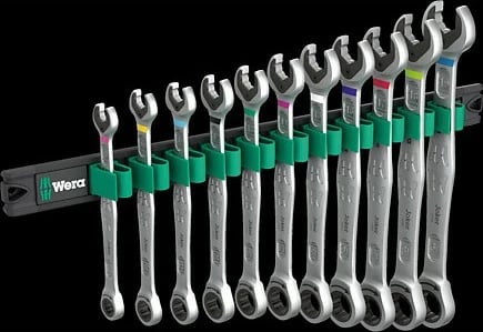 Set çelësa racë Wera Joker 6000, 11 copë, inox, me mbajtës