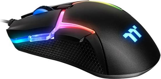 Maus gaming Thermaltake Level 20 RGB, me kabllo, 16000 DPI, i zi