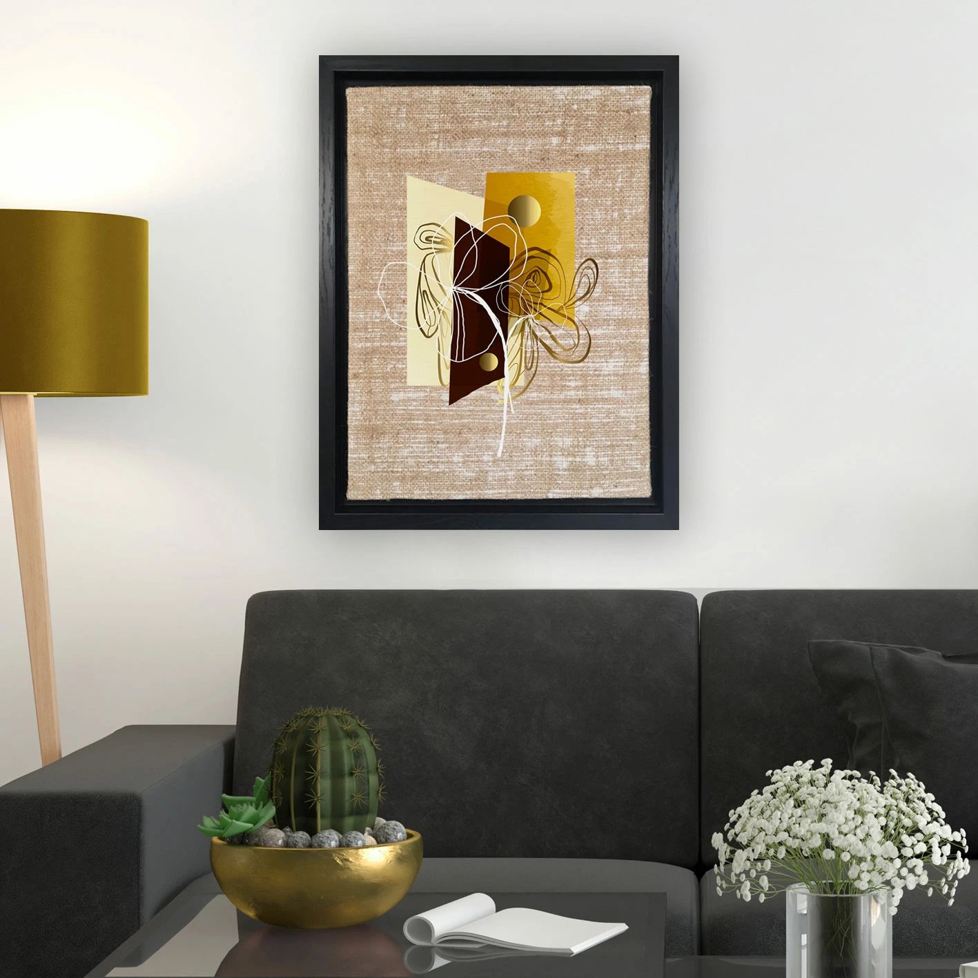 Pikturë dekorative në kanavacë, shumëngjyrëshe, Wallity, LSJ31979976728, 46x66cm