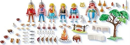 Set lodrash Playmobil Asterix 71827 Country Feast, 159 pjesë