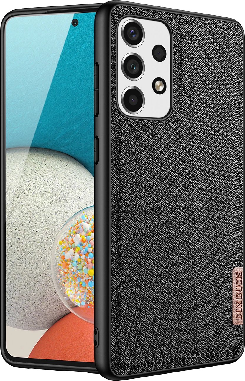 Mbështjellës Dux Ducis Fino për Samsung Galaxy A73, najlon, i zi