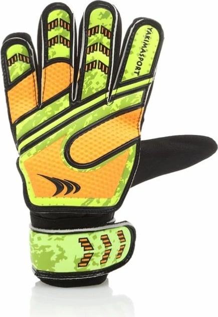 Doreza për portierë Yakimasport për fëmijë, të zezë dhe të verdhë