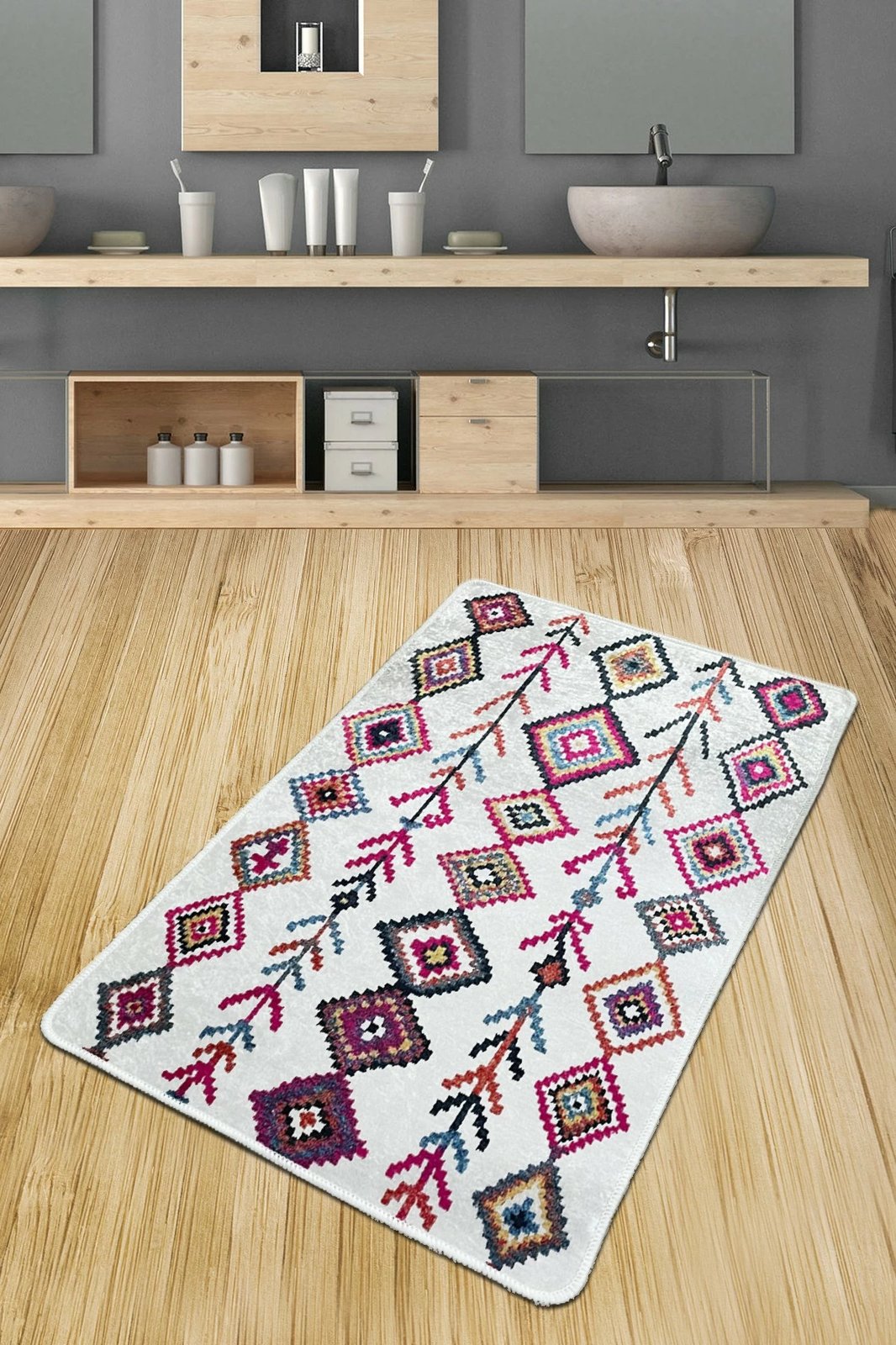 Tapet banje Mijölnir, Raje Djt, shumëngjyrësh, 70x120cm