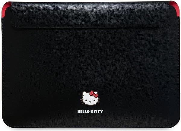 Mbështjellës laptopi Hello Kitty Metal Logo, 14 inç, i zi