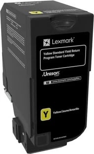 Toner Lexmark 74C2SY0, 7000 faqe, Verdhë