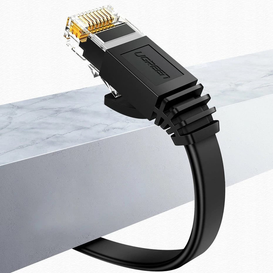 Kabllo rrjeti Ugreen NW102 50179, Cat 6, 12m, e zezë