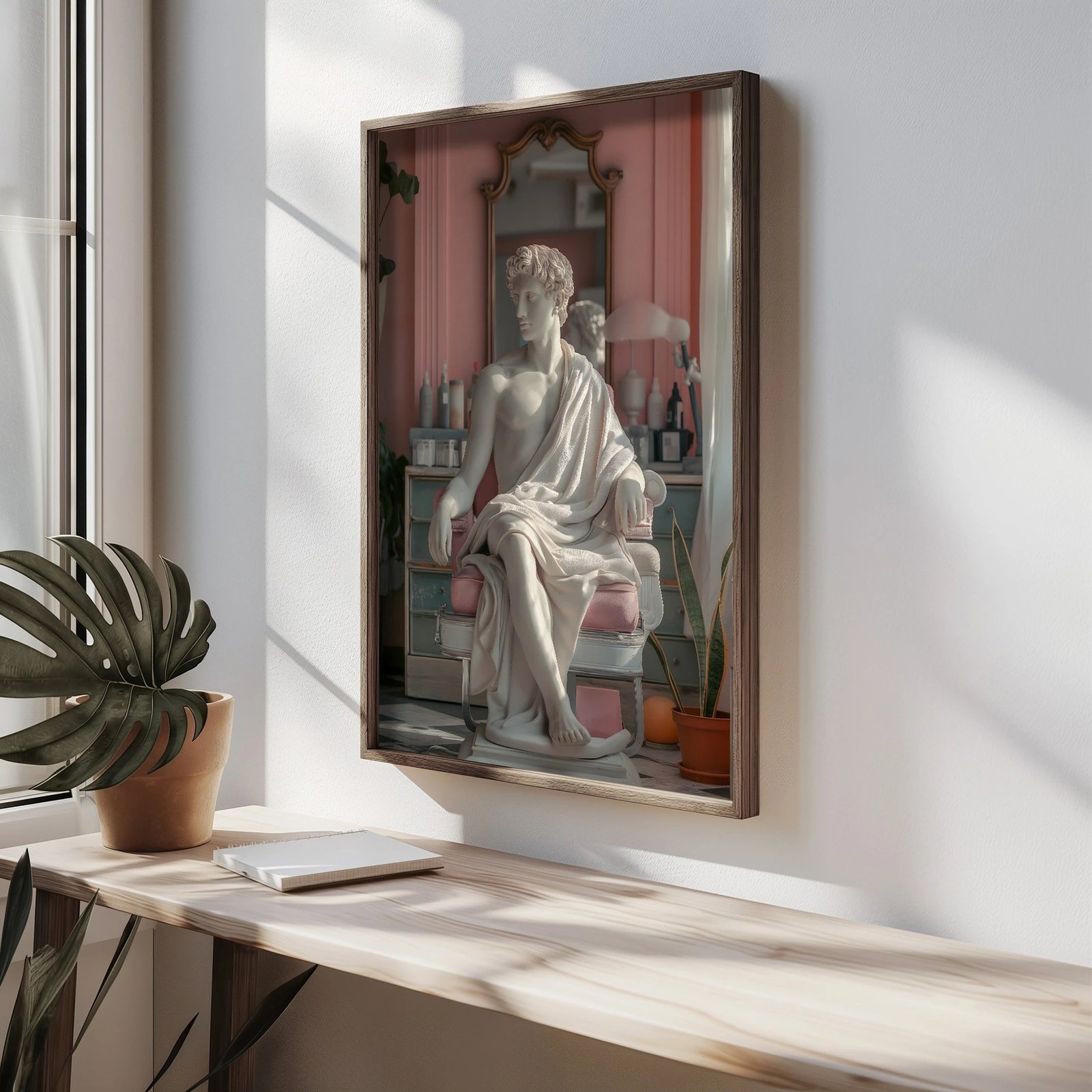 Pikturë dekorative me kornizë MDF, shumëngjyrëshe, HUM055