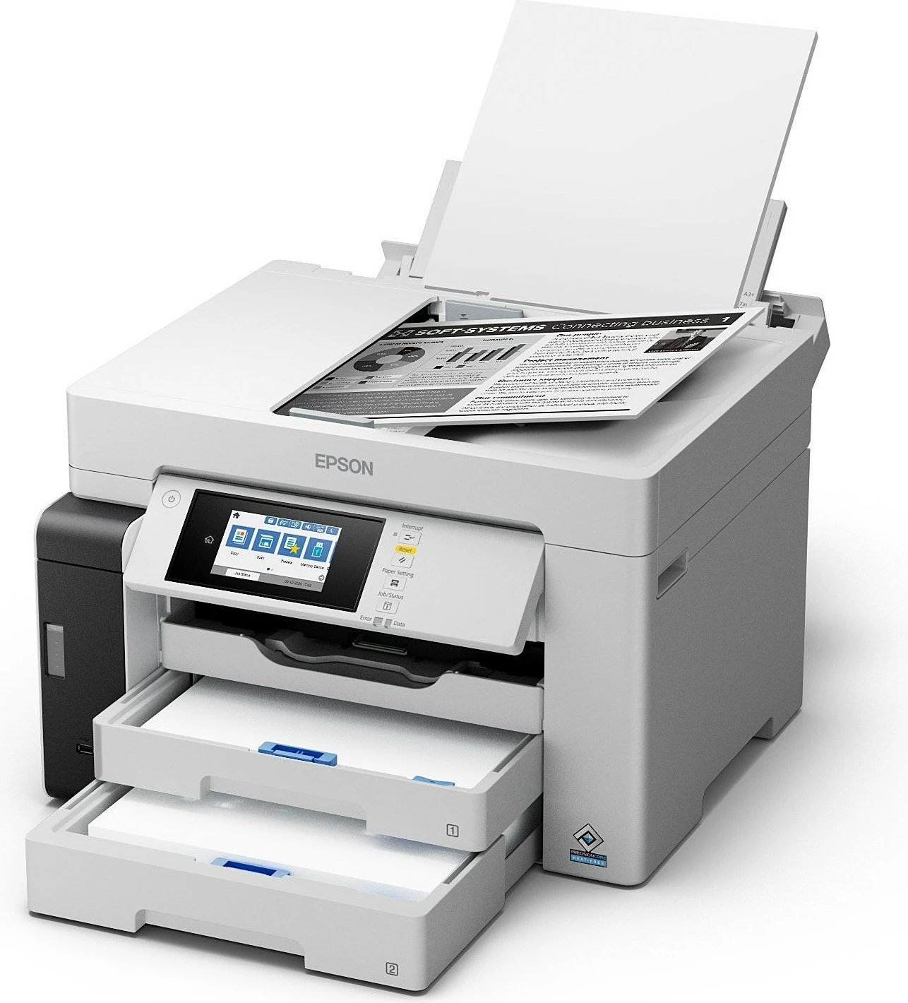 Printer multifunksional Epson EcoTank Pro ET-M16685, mono inkjet, A3, 550 fletë, Wi-Fi