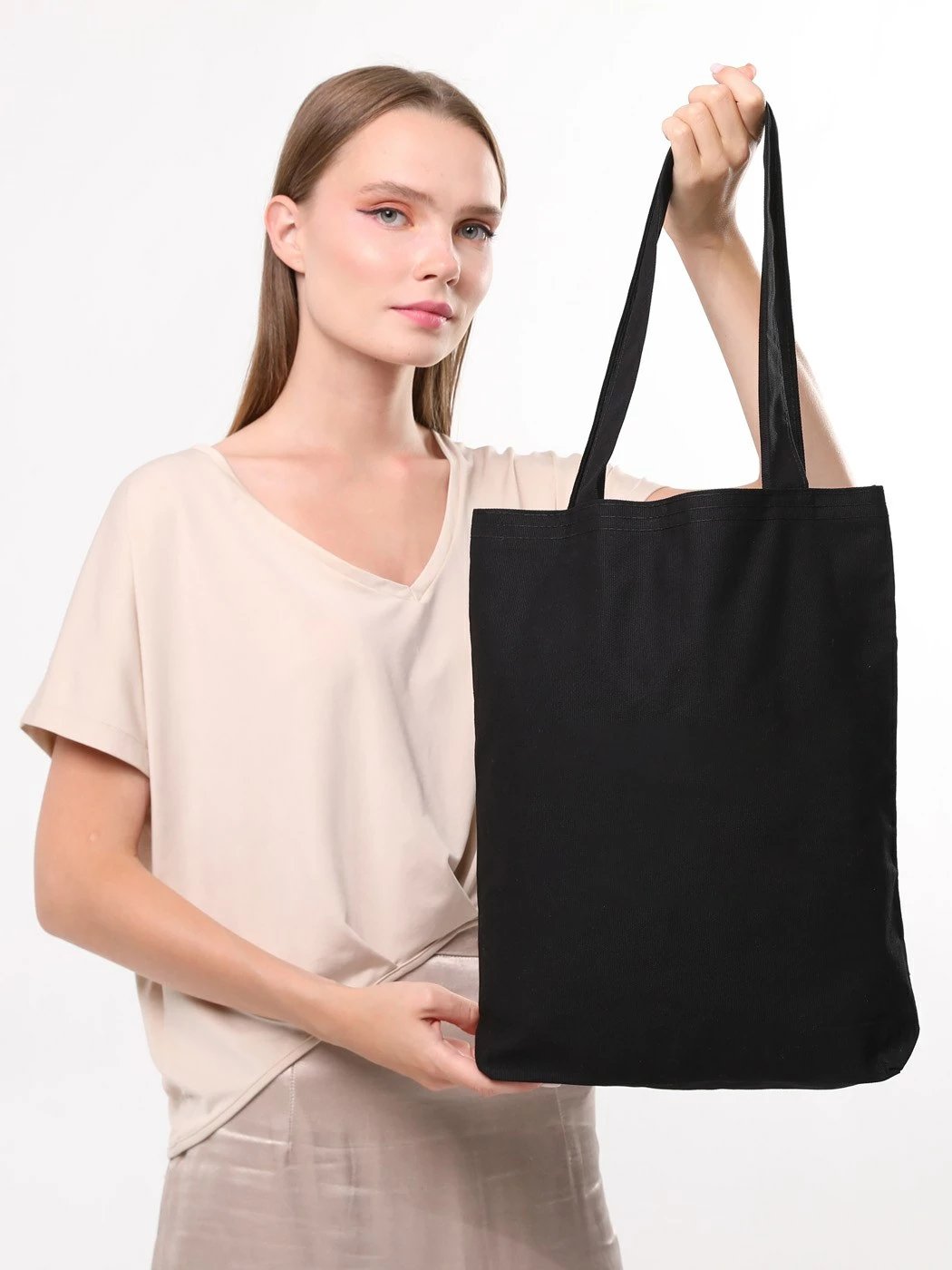 Qese tote Zoozie Bags, 1416, e zezë, 35x40x8cm