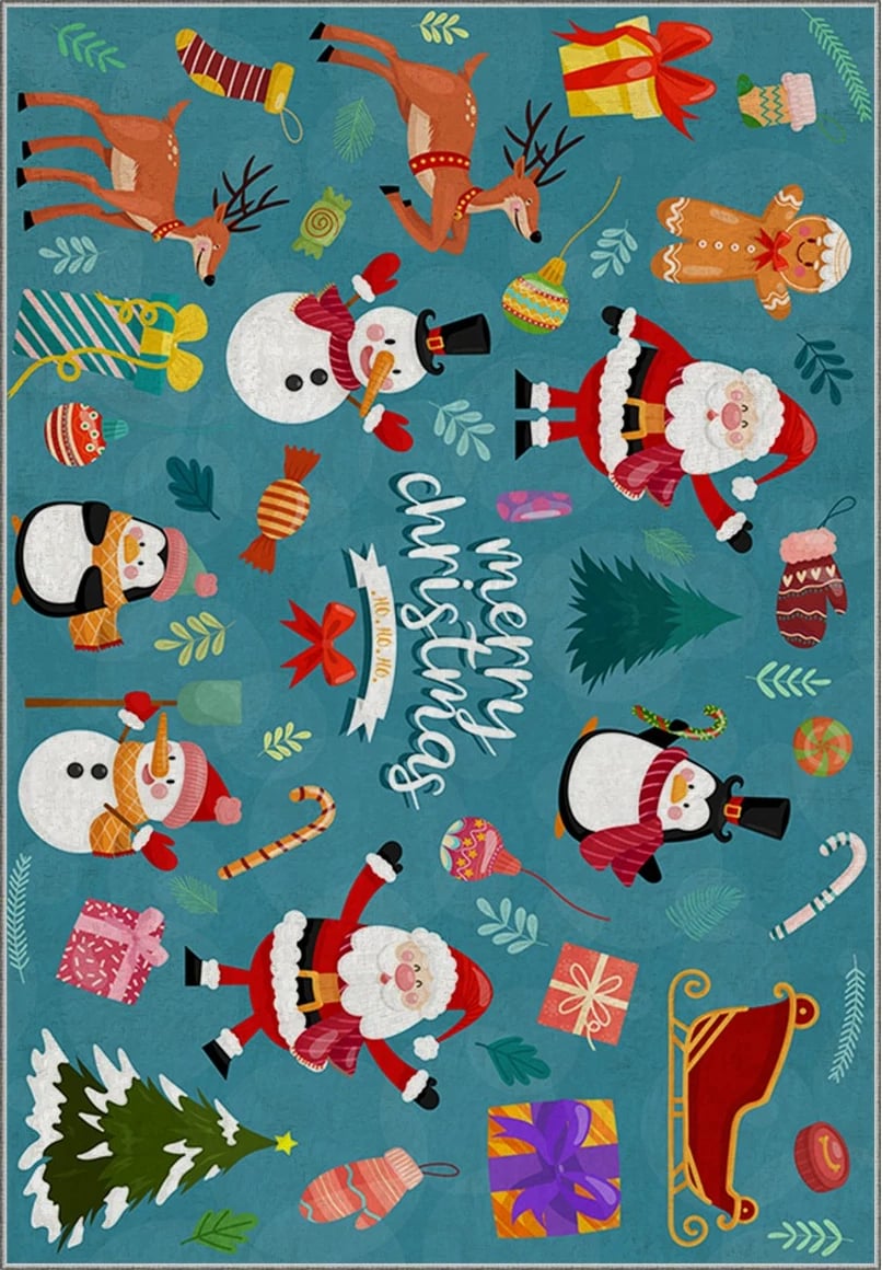 Qilim multingjyrësh, motiv Krishtlindjesh, Conceptum Hypnose, 180x280cm