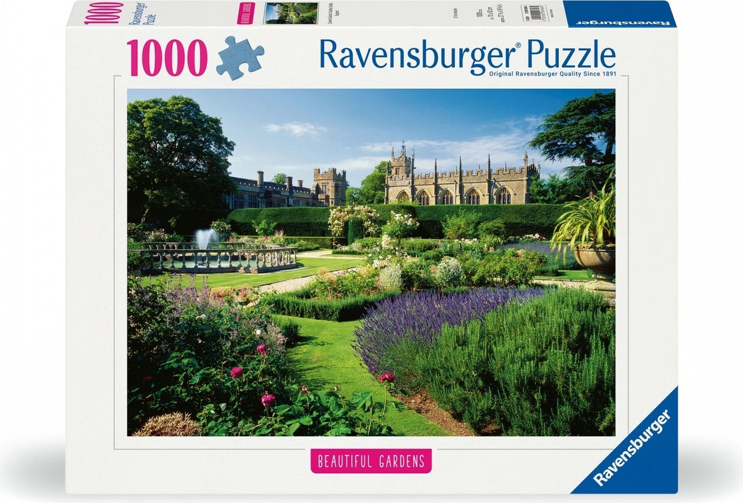 Puzzle Ravensburger Queen's Garden of England, 1000 pjesë, 70x50 cm