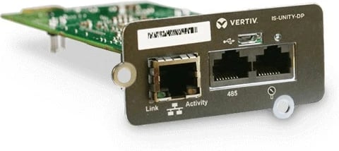 Kartë rrjeti Vertiv Liebert IntelliSlot SNMP Web Card IS-UNITY-SNMP, LAN, për pajisje Vertiv