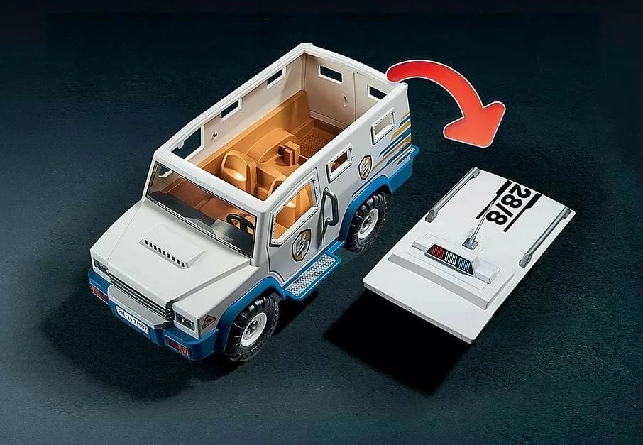 Set figurina Playmobil Action Heroes 71597 Money Transporter, plastikë, 84 pjesë