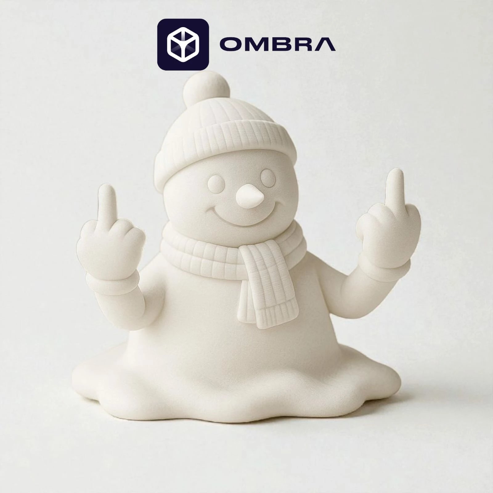 Merry Flippin' Christmas Snowman