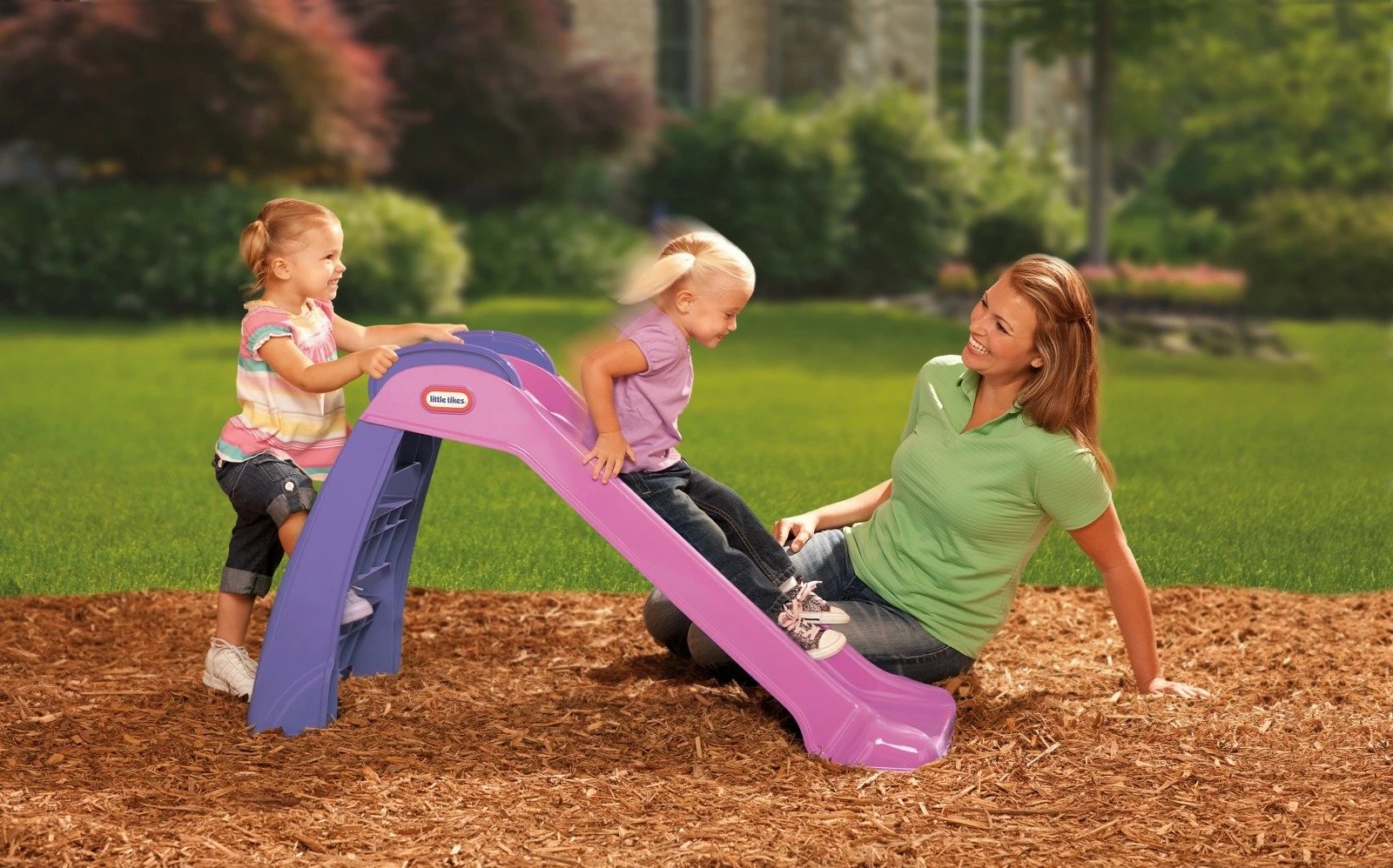 Rrëshqitëse fëmijësh Little Tikes My First Slide, 120 cm, Rozë/Vjollcë