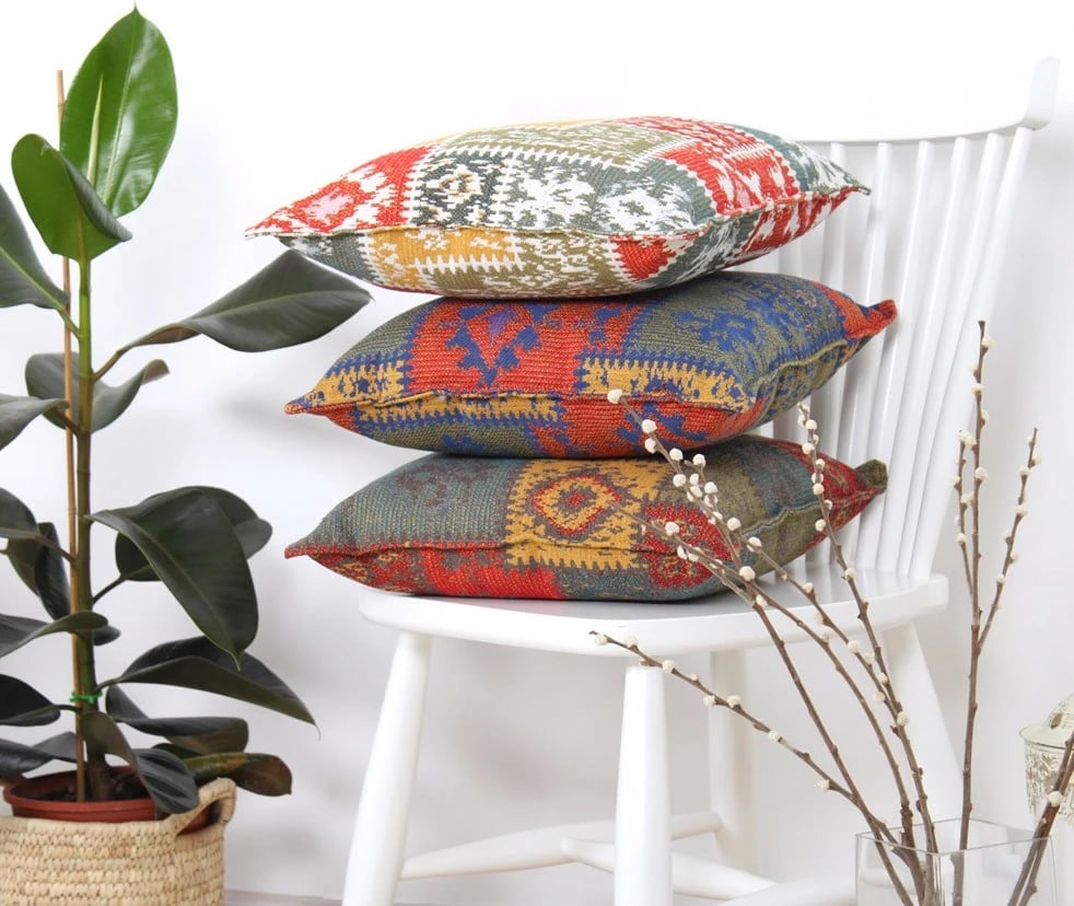 Jastëk Evila Originals, dizajn qilimi, shumëngjyrësh, 50x50cm