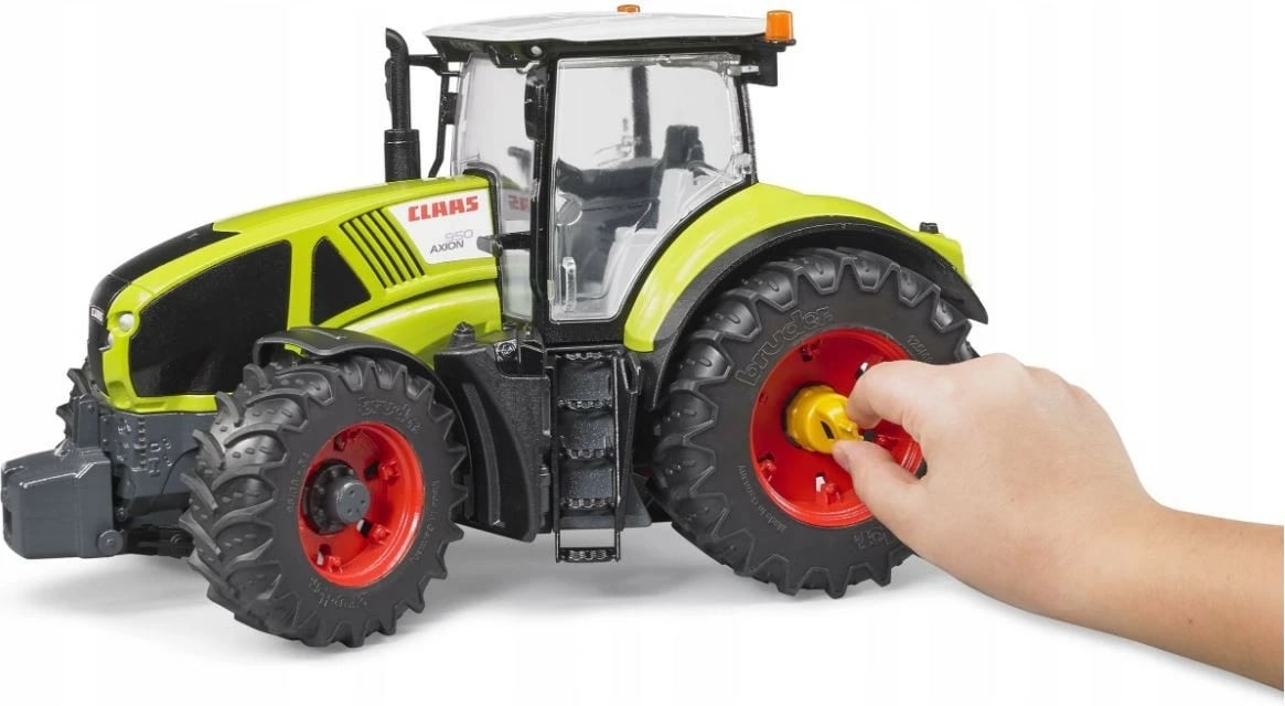 Traktor lodër BRUDER Claas Axion 950, plastikë, i gjelbër/zi, 1:16