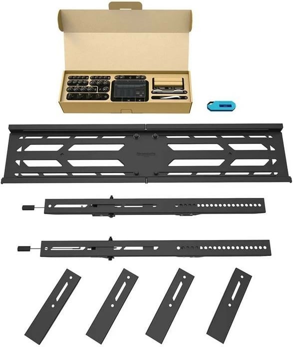 Mbajtës muri për TV Neomounts WL30S-950BL19, 55-110 inç, i zi