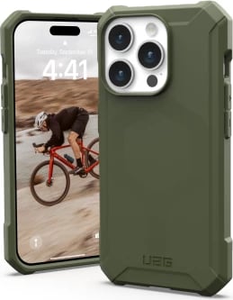 Mbështjellës UAG Essential Armor MagSafe për iPhone 15 Pro, i gjelbër