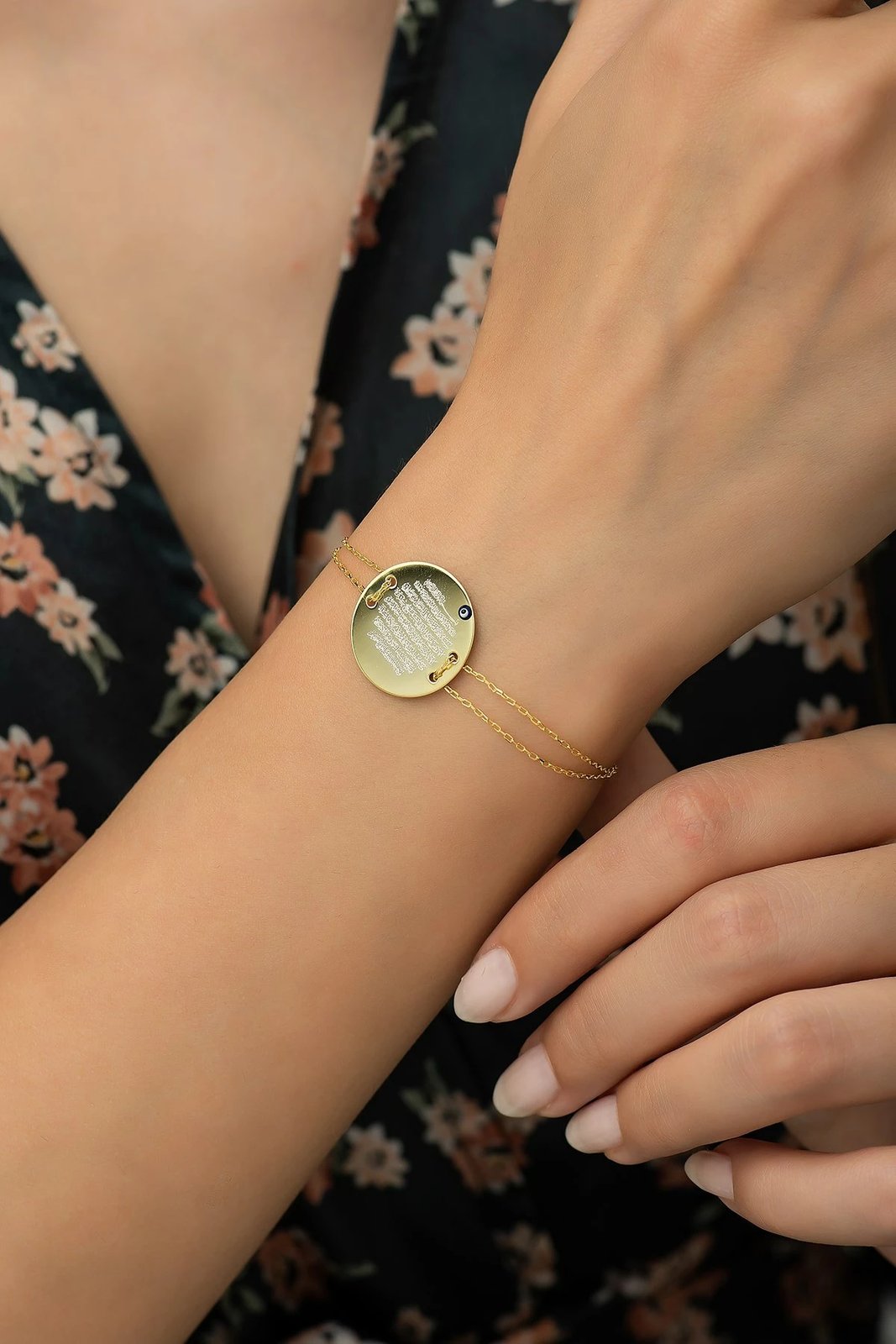 Byzylyk argjendi Jumeon, ngjyrë ari dhe kaltër e errët, TRDYL7150