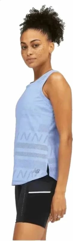 Maiçe për femra New Balance, modeli Q Speed Jacquard Tank, ngjyrë vjollcë