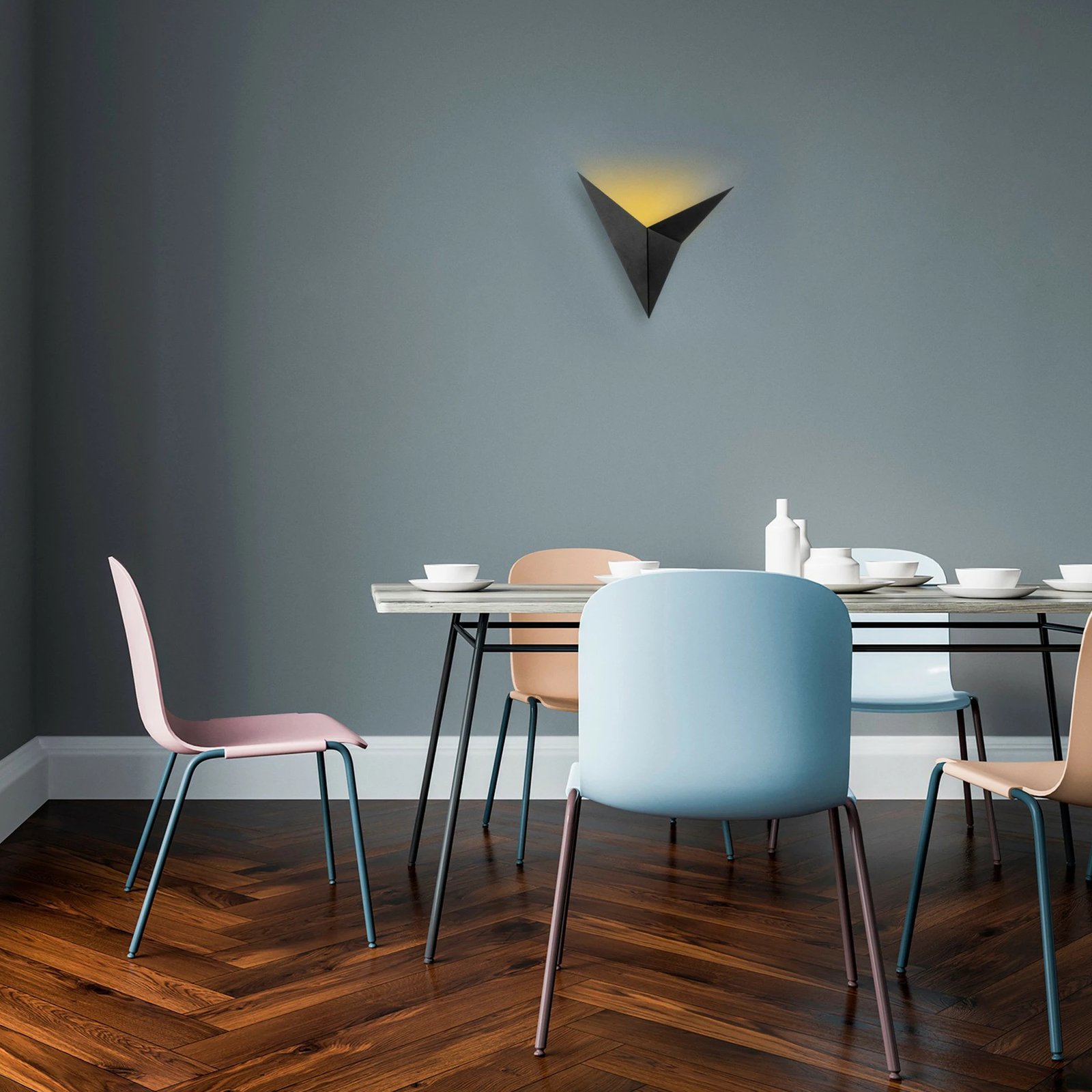 Llambë muri Opviq, Bird - 3201, ngjyrë e zezë