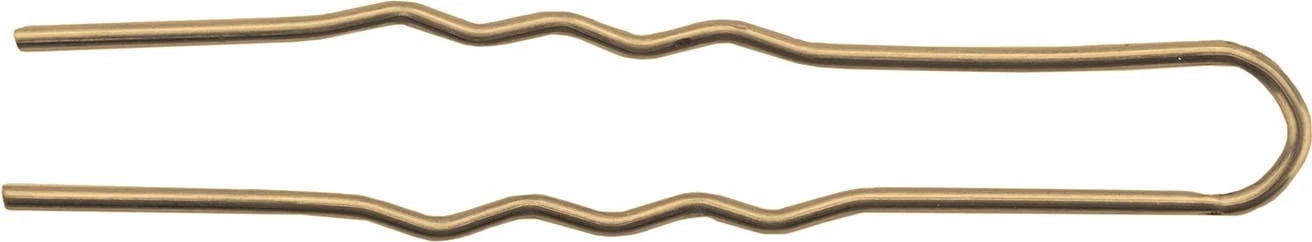 Kapëse flokësh Eurostil Invisible Bronze 20 copë bronzi