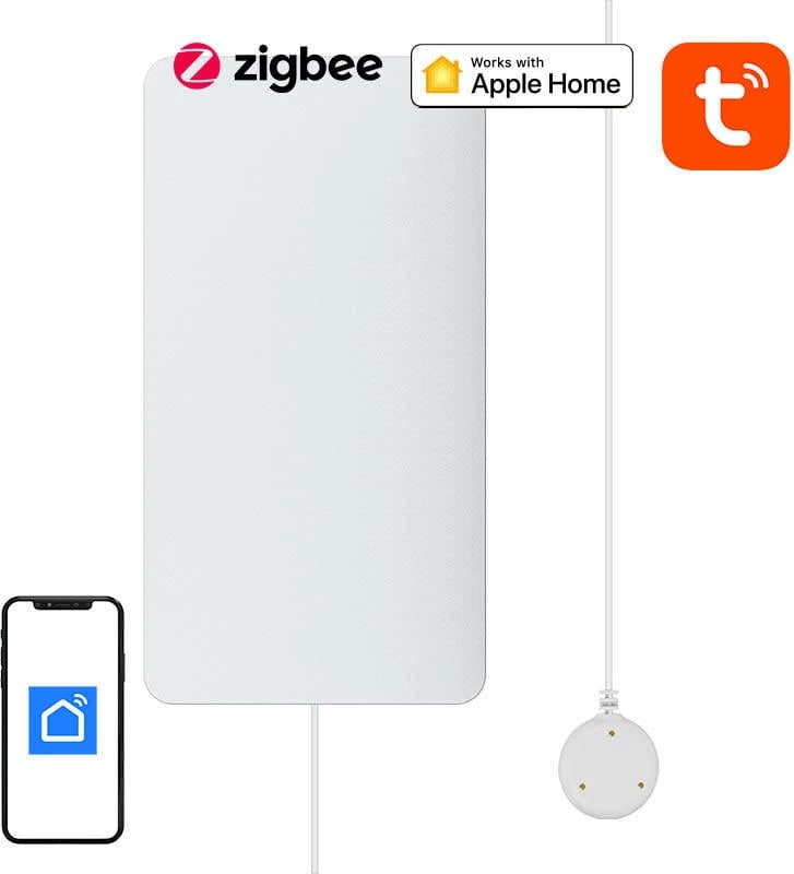 Sensor uji i mençur Neo NAS-WS05BH, ZigBee, për HomeKit/Tuya, i bardhë