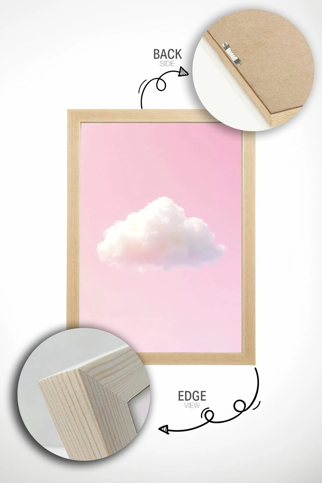 Pikturë dekorative me kornizë, Wallity, Artsrmdl6