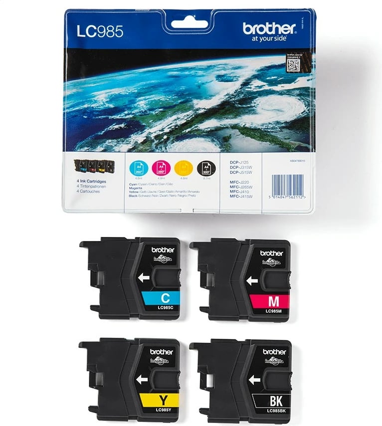 Toner Brother LC-985VALBPDR multipack cyan magenta yellow black