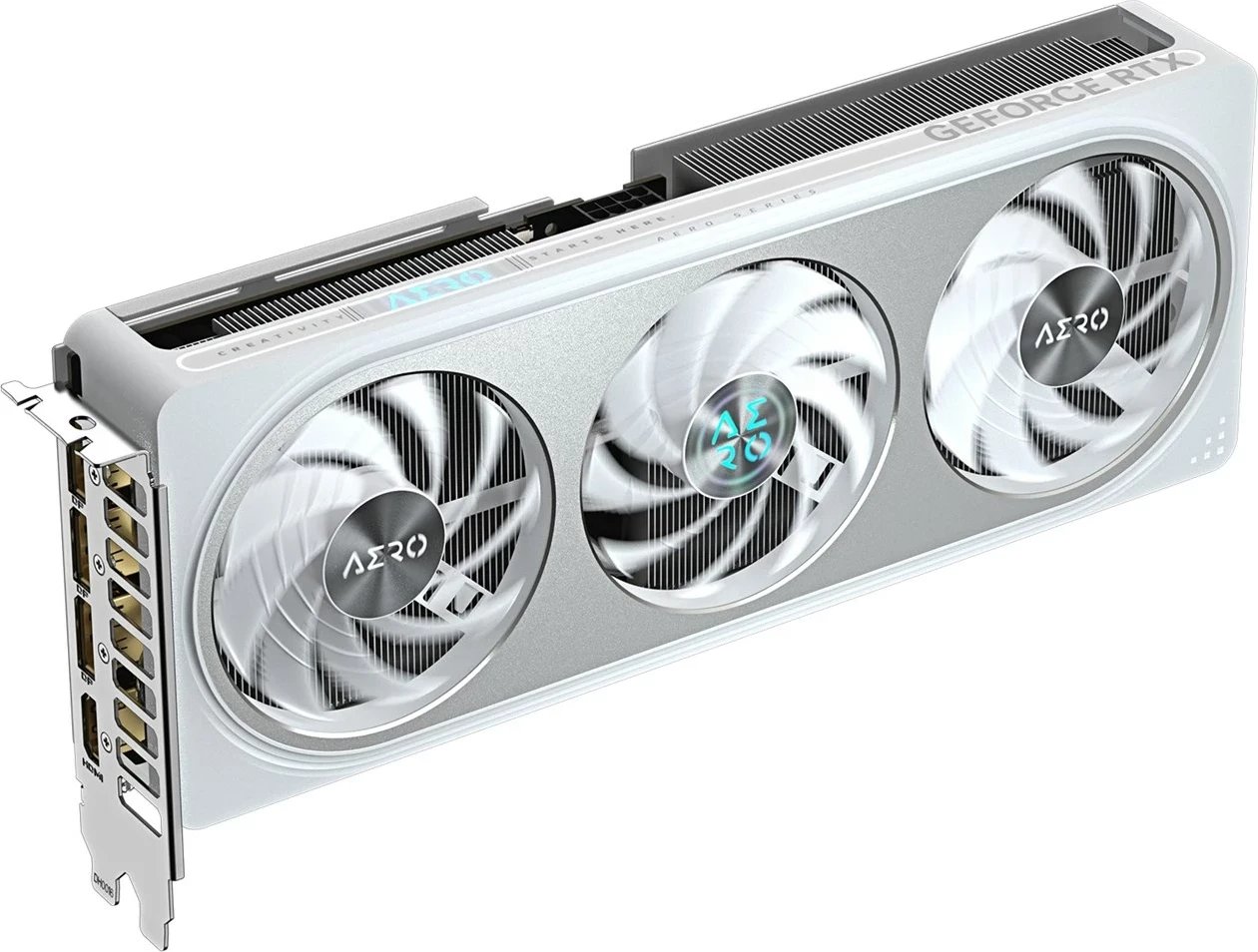 Kartelë grafike Gigabyte GeForce RTX 5060 Ti AERO OC 8G, 8 GB GDDR7, PCI-E 5.0, Bardhë