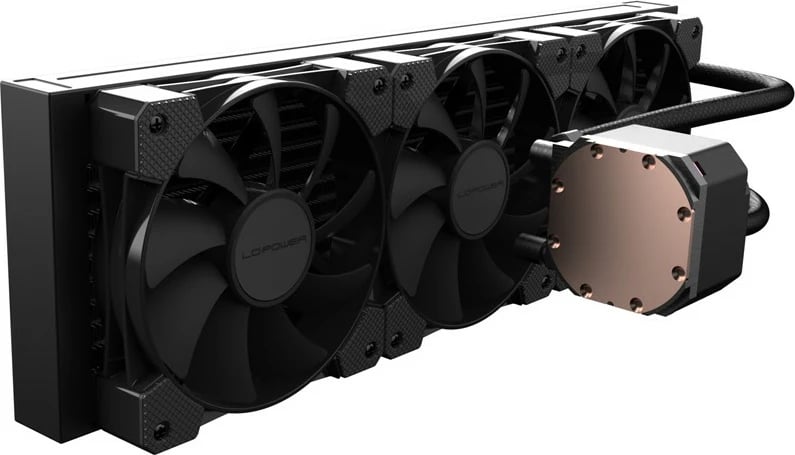 Ftohës me lëng për procesor LC-Power LC-CC-360-B, 3x120mm, RGB, i zi