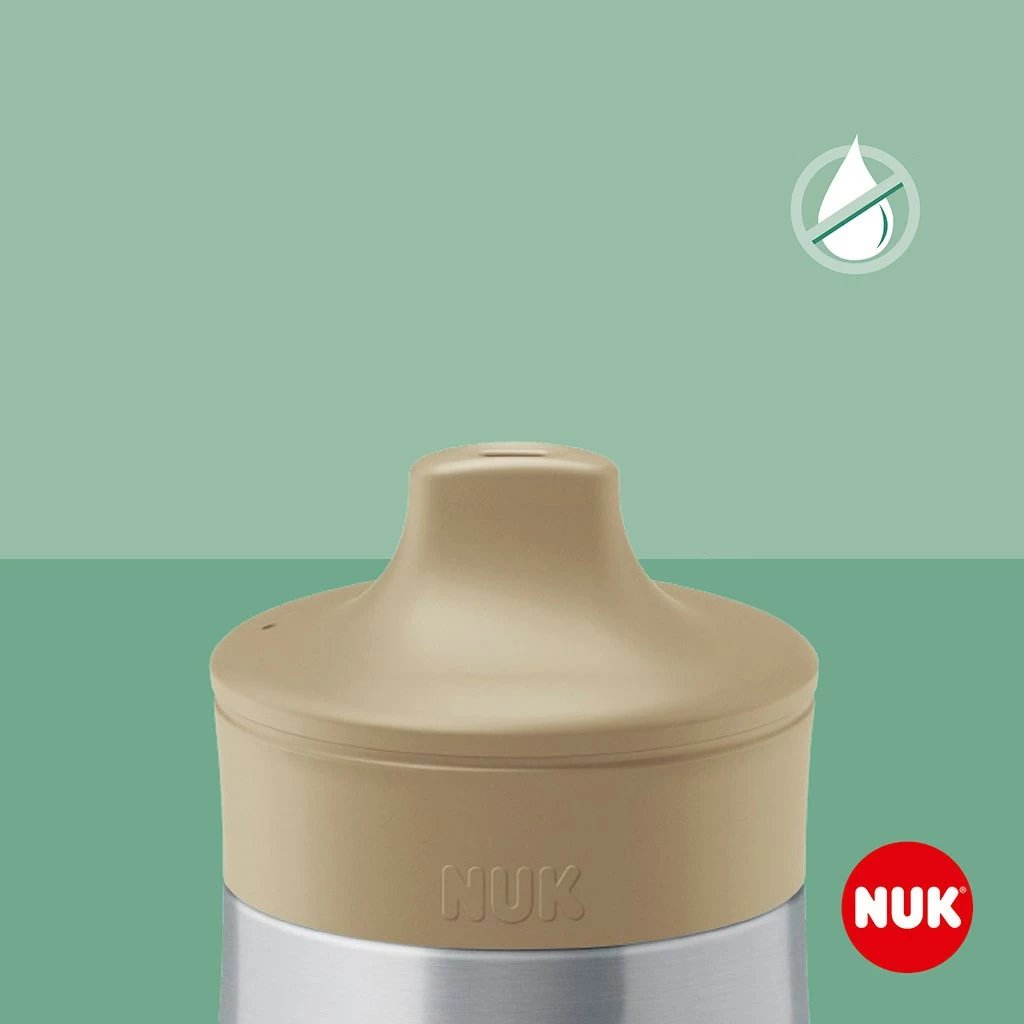 Shishe bebe NUK Mini-Me Sip çelik inox 300 ml bezhë