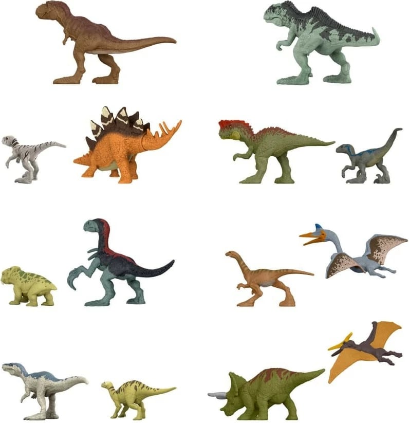 Set minifigurash dinosaur Jurassic World Mattel GWP38, për fëmijë, shumëngjyrëshe