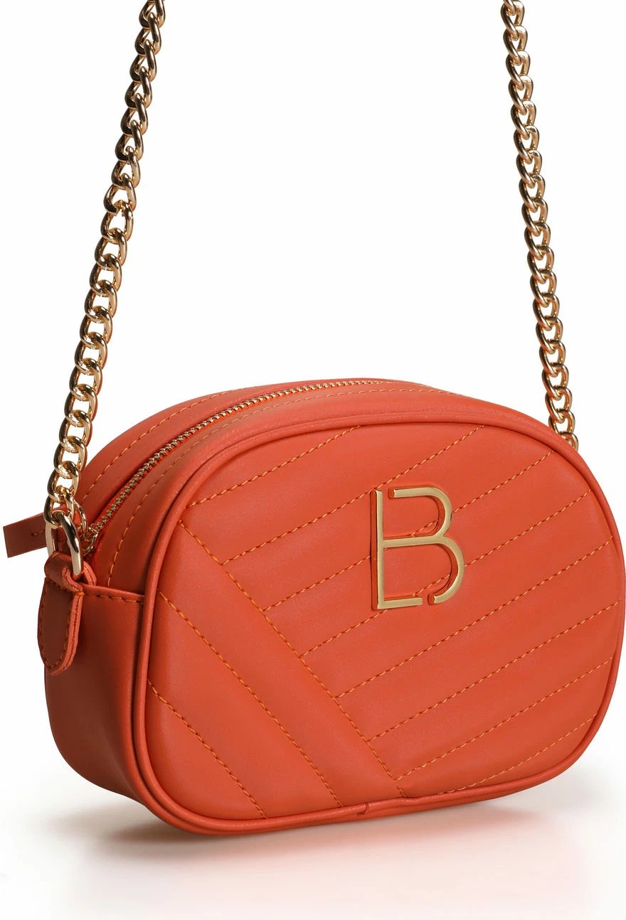 Çantë crossbody portokalli Lucky Bees, 1298