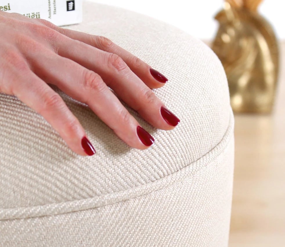 Puf Bohemian, krem, Moouv 7092