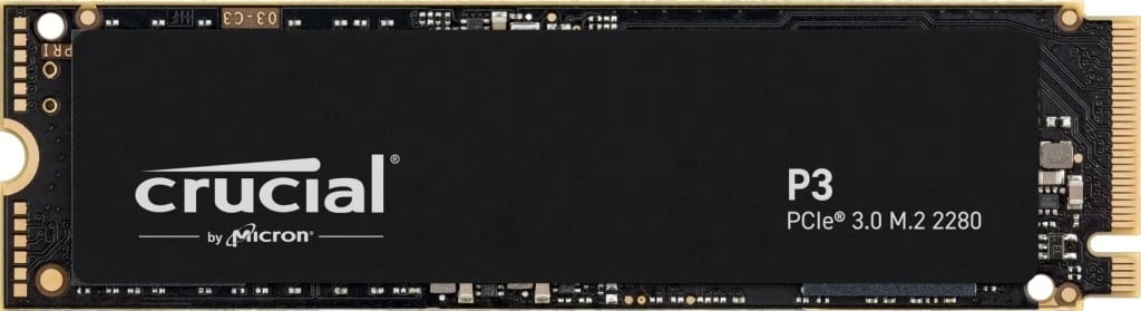 Disk SSD M.2, Crucial P3 M.2 PCI-e NVMe, 500 GB