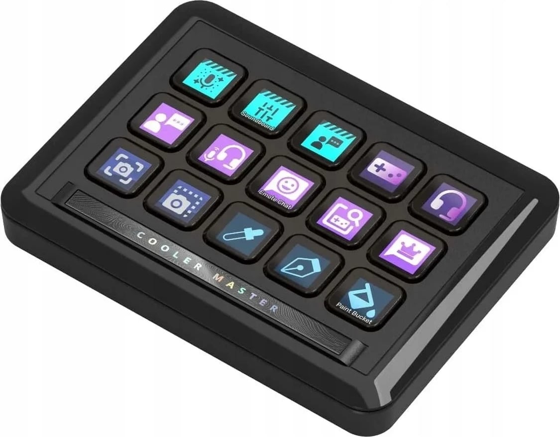 Stream deck Cooler Master MasterHUB MHSK13AA00, i zi