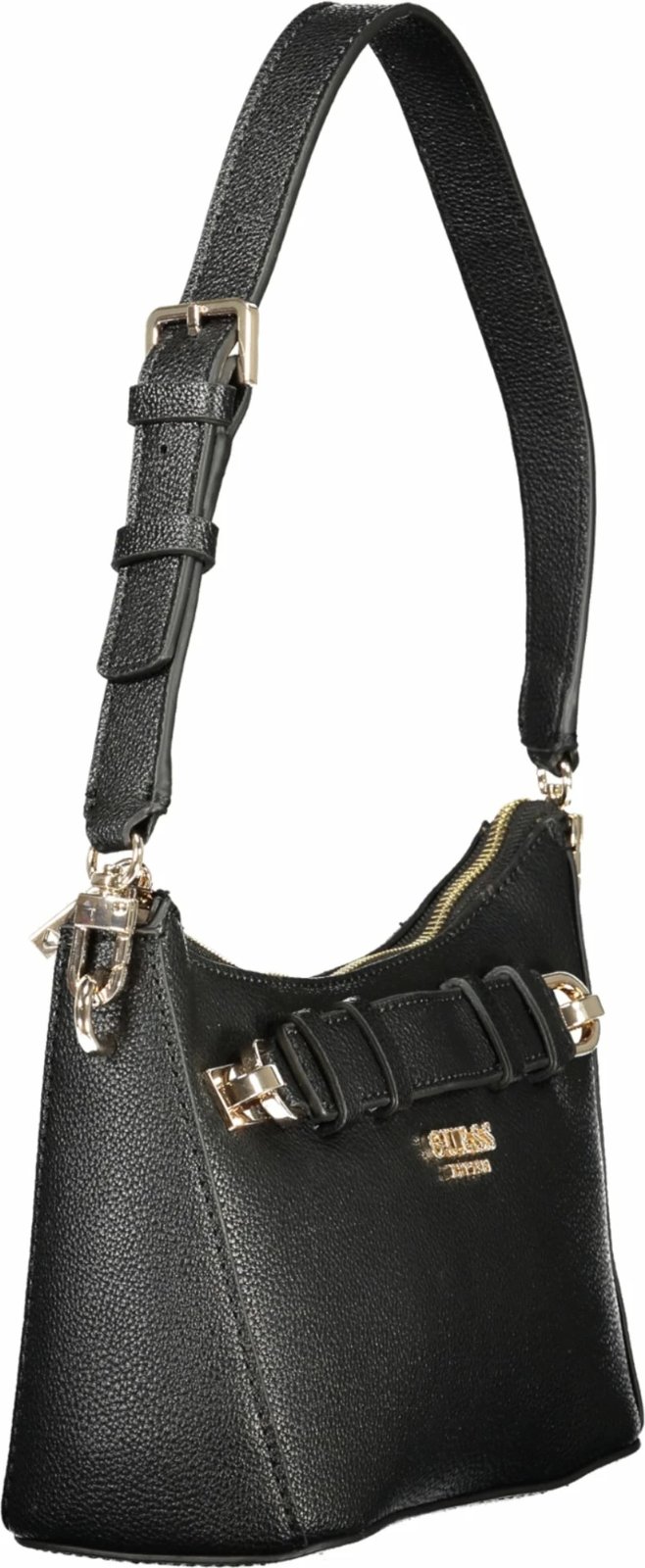 Çantë GUESS JEANS Gregoria femra, e zezë