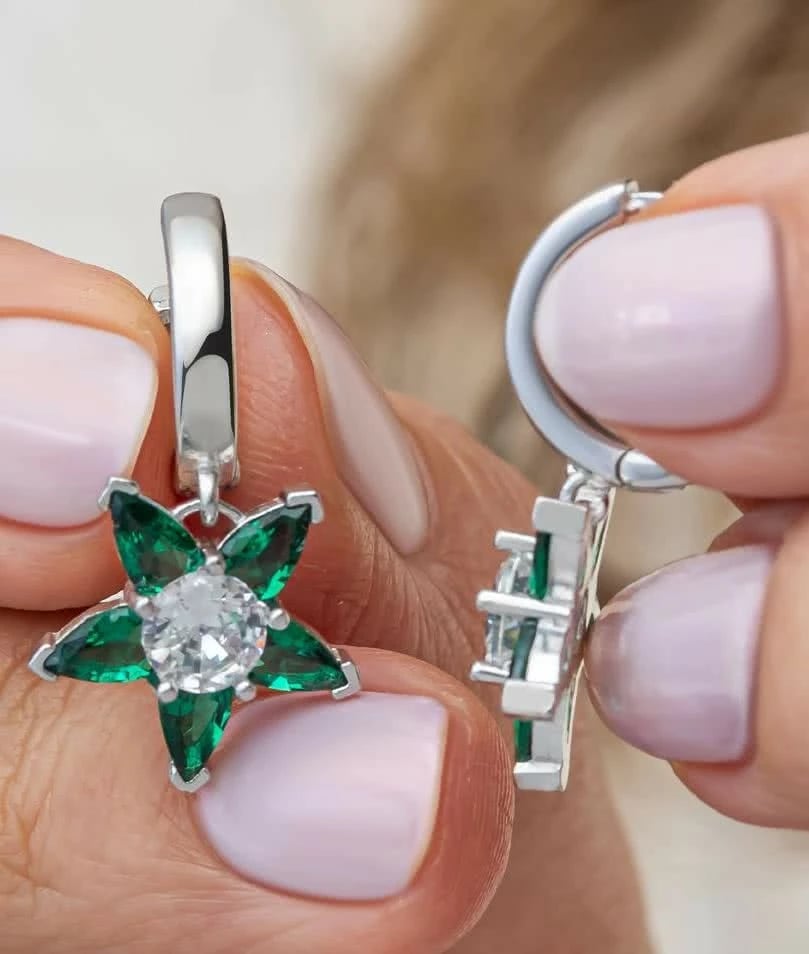 Vathë argjendi Jumeon, ngjyrë e gjelbër, NRZ999591