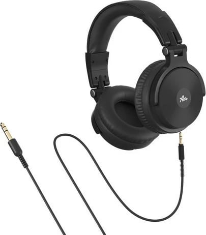 Kufje Audictus Voyager AWH-1514 me mikrofon, Stereo, 3.5 mm/6.3 mm, të zeza
