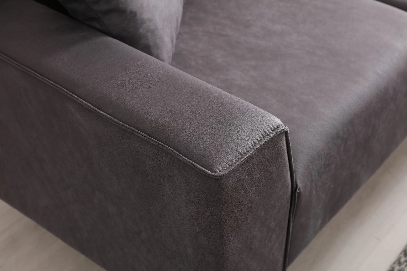 Divan dy-vendësh, ngjyrë antracit, Atelier del Sofa, New Petra 2