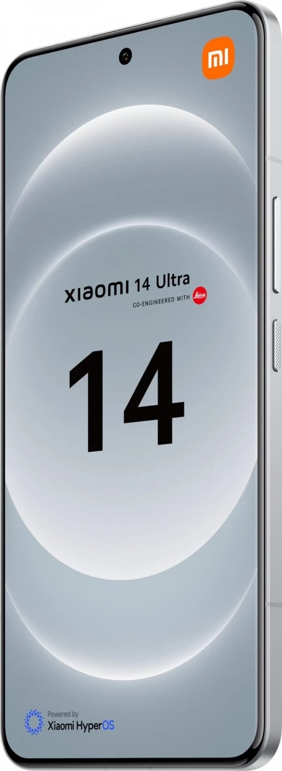 Celular Xiaomi 14 Ultra, 6.73", 16+512GB, 5G, DS, i bardhë