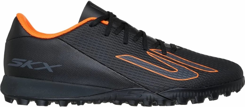 Atlete futbolli për meshkuj Skechers, të zeza-portokalli