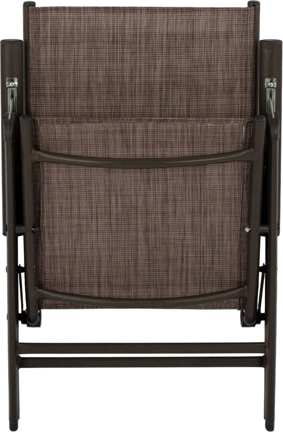 Karrige palosëse 7 vende, metalike, ngjyrë kafe me tekstilene kafe, FH5700.02, 55x70x103 cm, set prej 2 copë