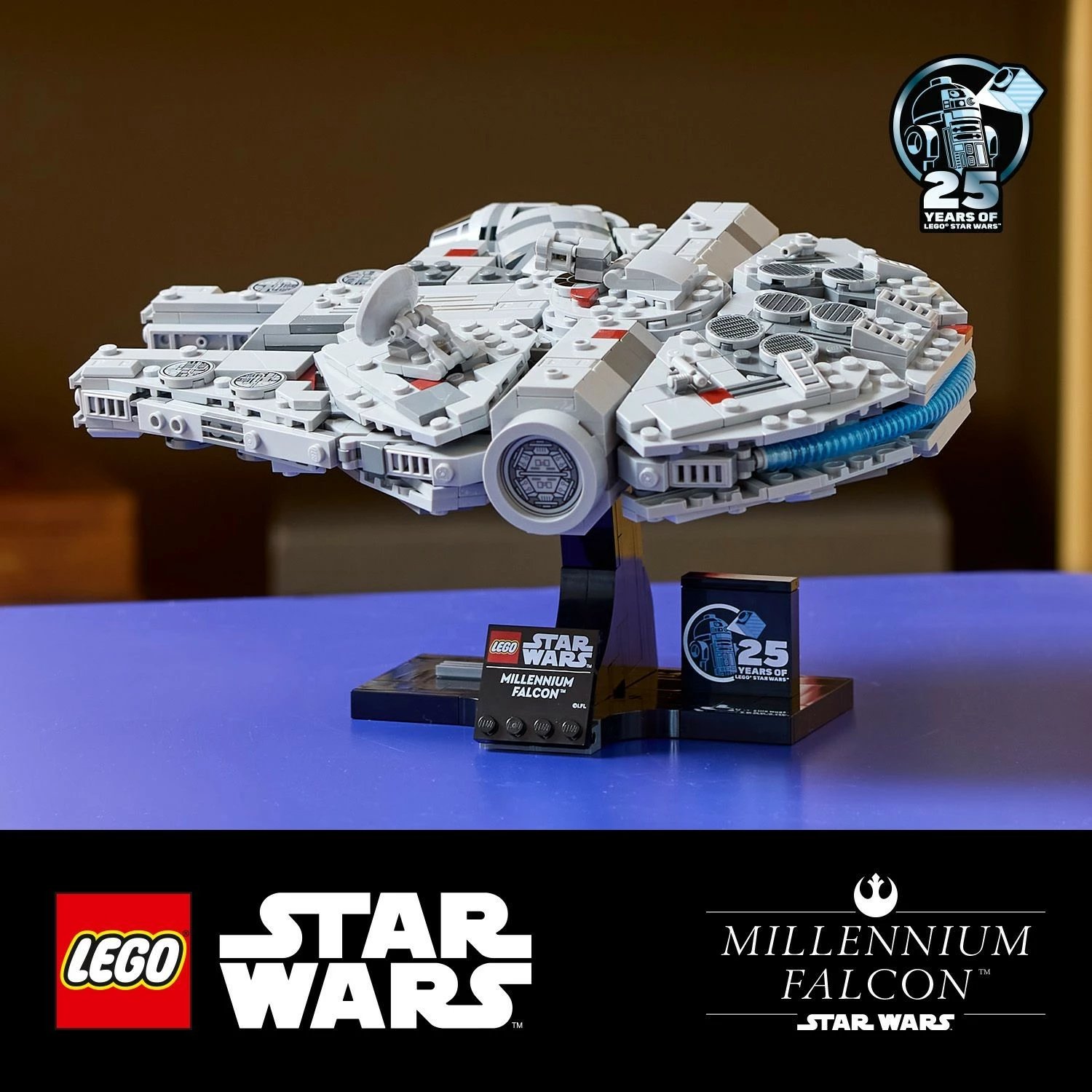 Set ndërtimi LEGO Millennium Falcon, 18 vjet, Plastik, 921 pjesë, shumëngjyrësh Set ndërtimi LEGO Millennium Falcon, 18 vjet, Plastik, 921 pjesë, shumëngjyrësh