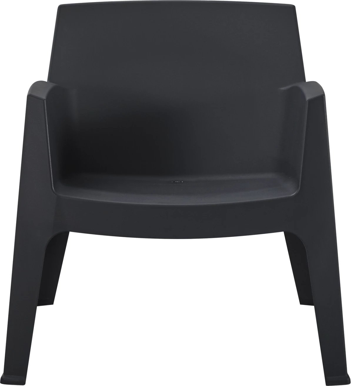 Karrige lounge polipropileni, e zezë, SLEEK FH6365.02, 62.5x48.5x73cm