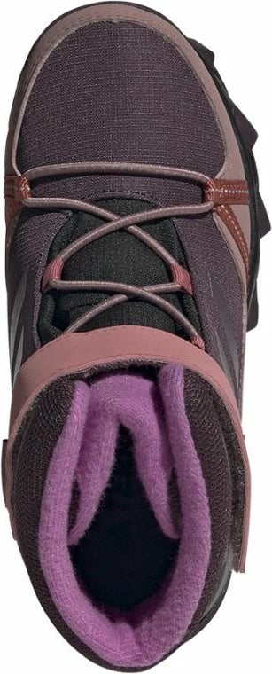 Cizme vajza adidas Terrex Snow CF Rain.Rdy, ngjyrë vjollcë